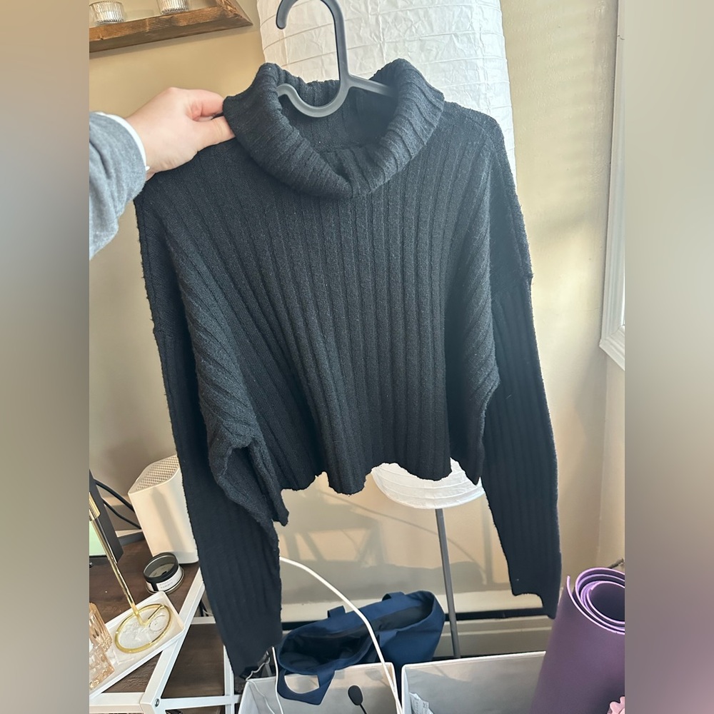 Nordstrom BP. Cropped Turtle Neck Knit Sweater